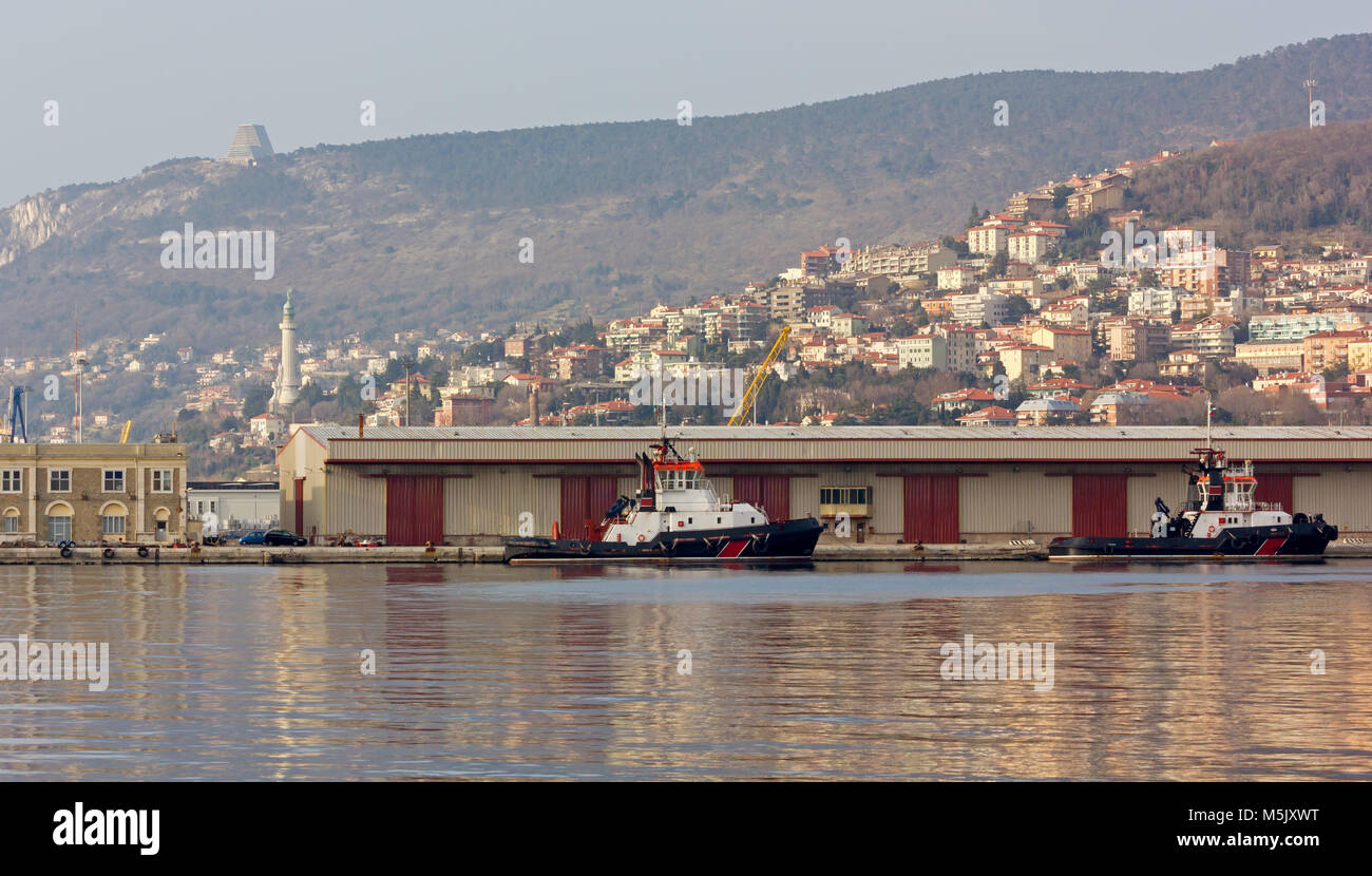 Adriatic seaport, trieste hi-res stock photography and images - Alamy, image size:1300x830