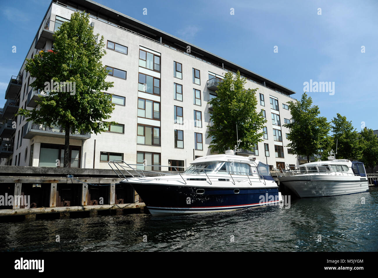 Christianshavn Kanal in Christianshavn in central Copenhagen, Denmark, August 6th 2015. © Wojciech Strozyk / Alamy Stock Photo Stock Photo