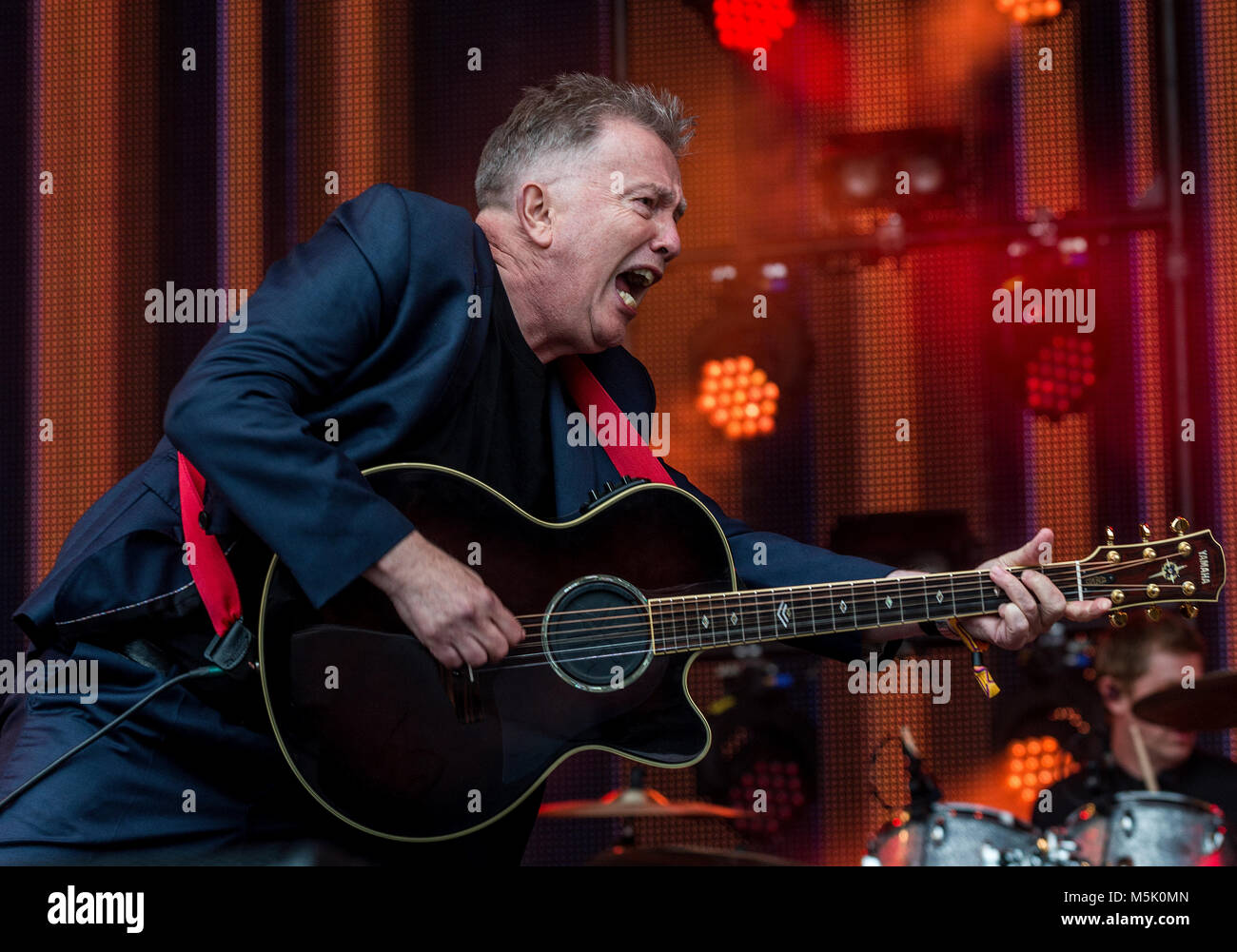 Tom Robinson performs at Rewind Festival, Scone Palace, Perth, 22 ...