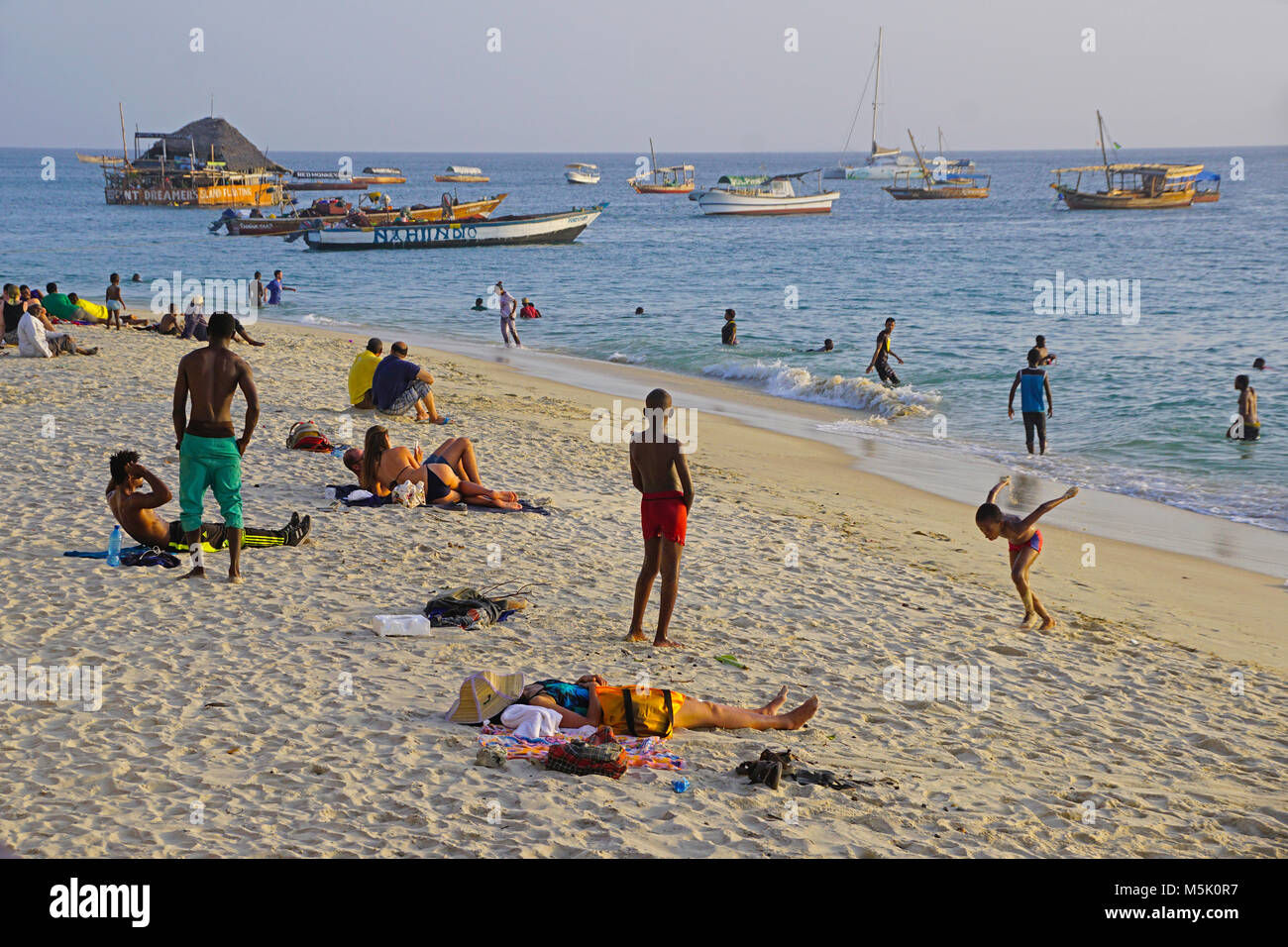 Stone Town Beach On Island Of Zanzibar Stock Photo Alamy stone-town-beach-on-island-of-zanzibar-stock-photo-alamy