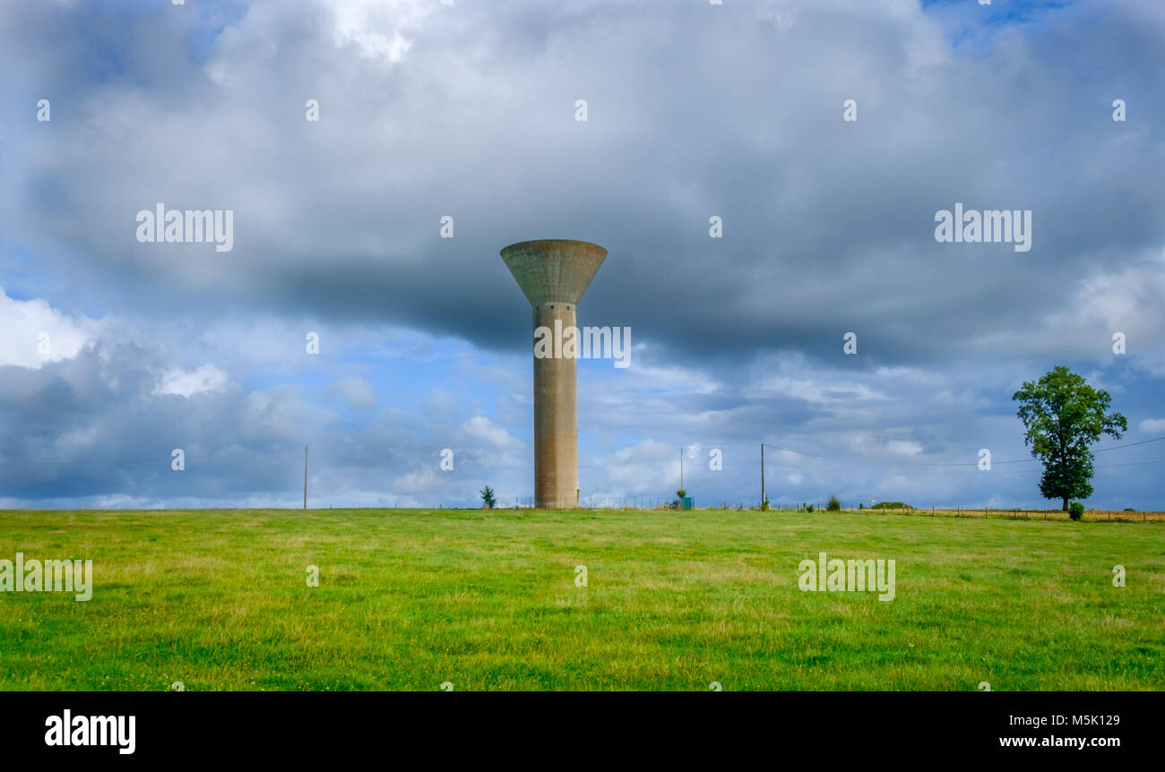 Water tower in french countryside hires stock photography and images