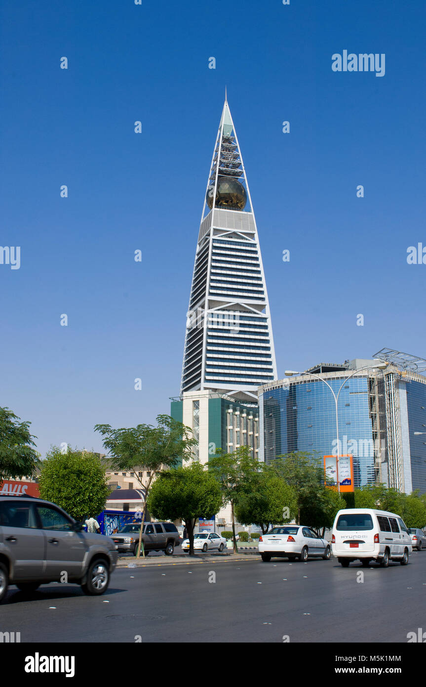 Landmarks Skyscrapers And Buildings Of Riyadh Saudi Arabia Capital City On A Sunny Clear Day Stock Photo Alamy