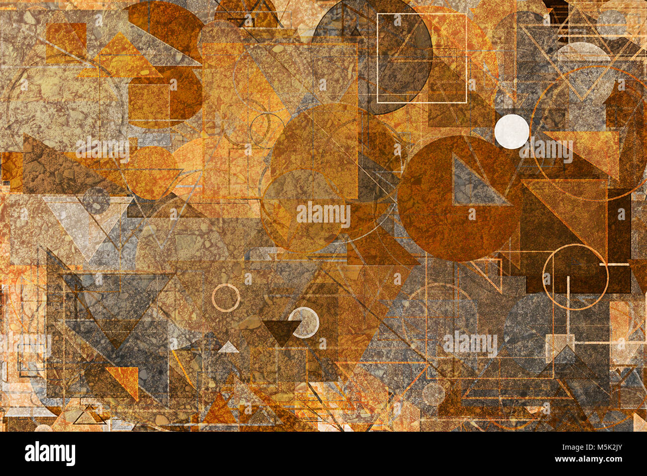 Random circle, square, rectangle & triangle shape, digital generative ...