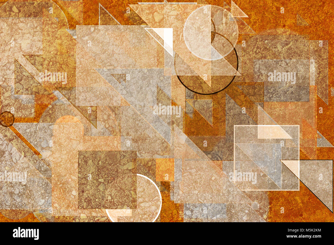 Random circle, square, rectangle & triangle shape, digital generative ...