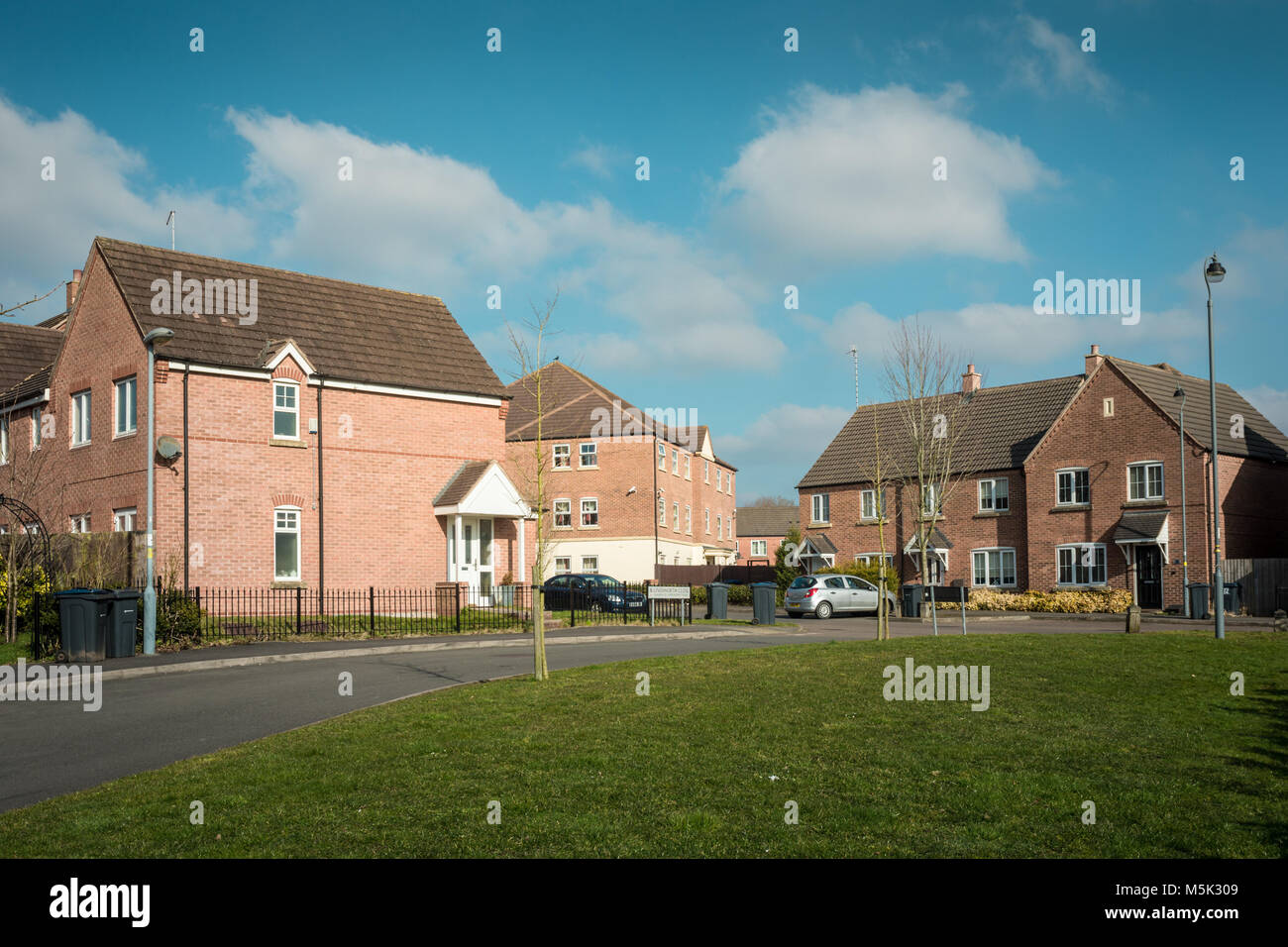 newly built houses in kings heath, birmingham uk Stock Photo Alamy