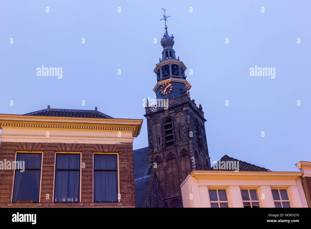 Sint Janskerk Church in Gouda. Gouda, South Holland, Netherlands. Stock Photo