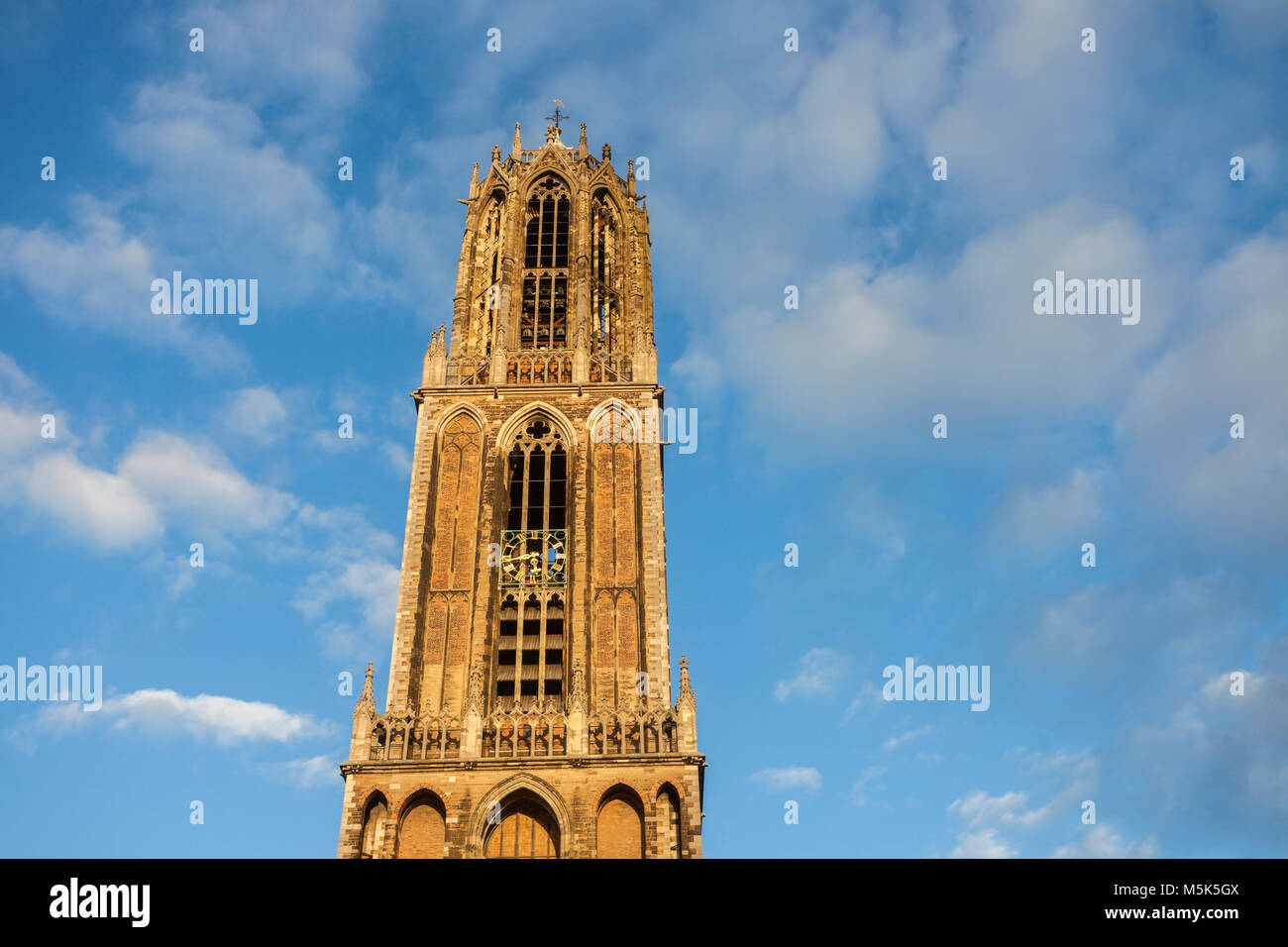 Dom Tower of Utrecht. Utrecht, South Holland, Netherlands. Stock Photo