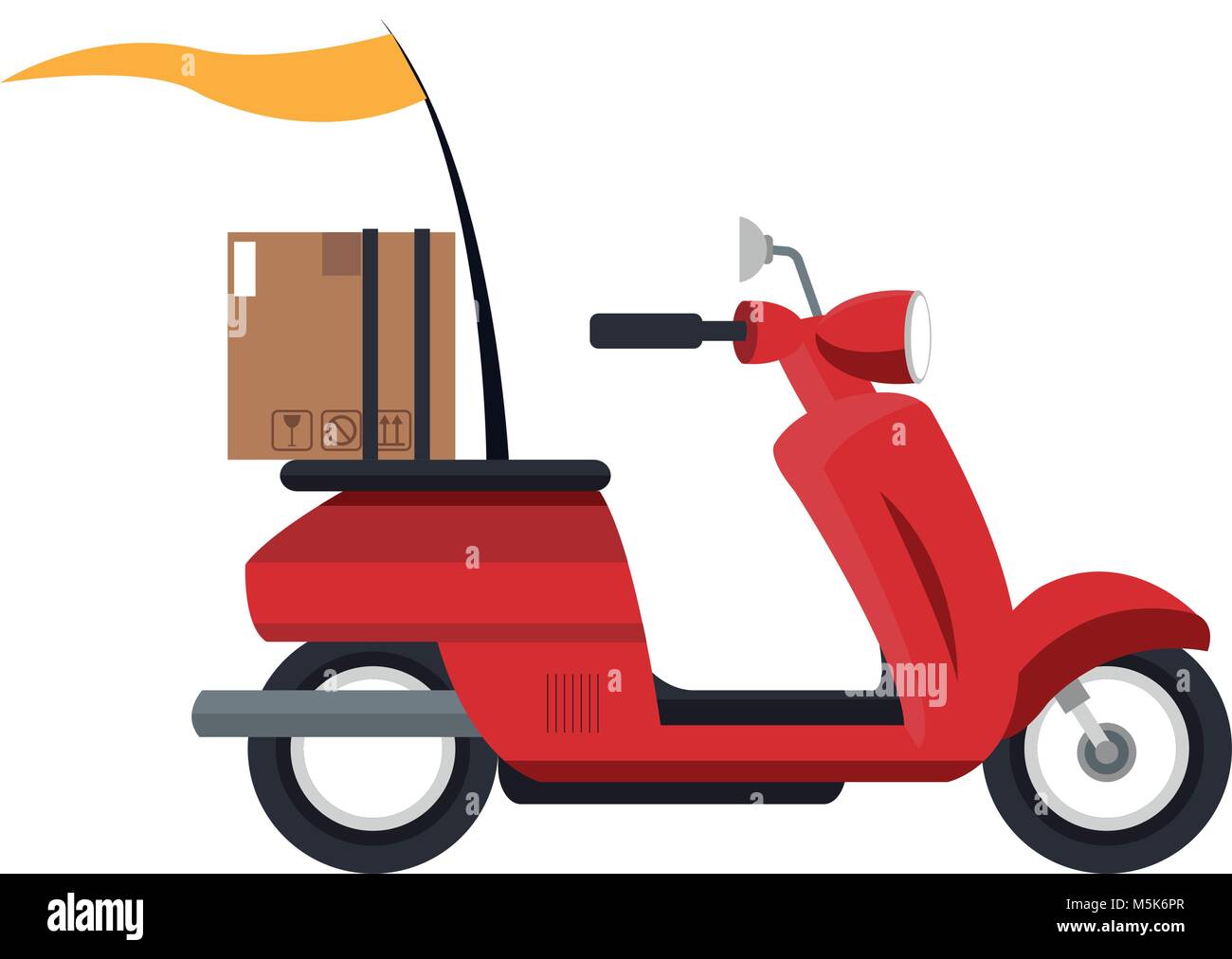 Delivery Scooter High Resolution Stock Photography and Images Alamy