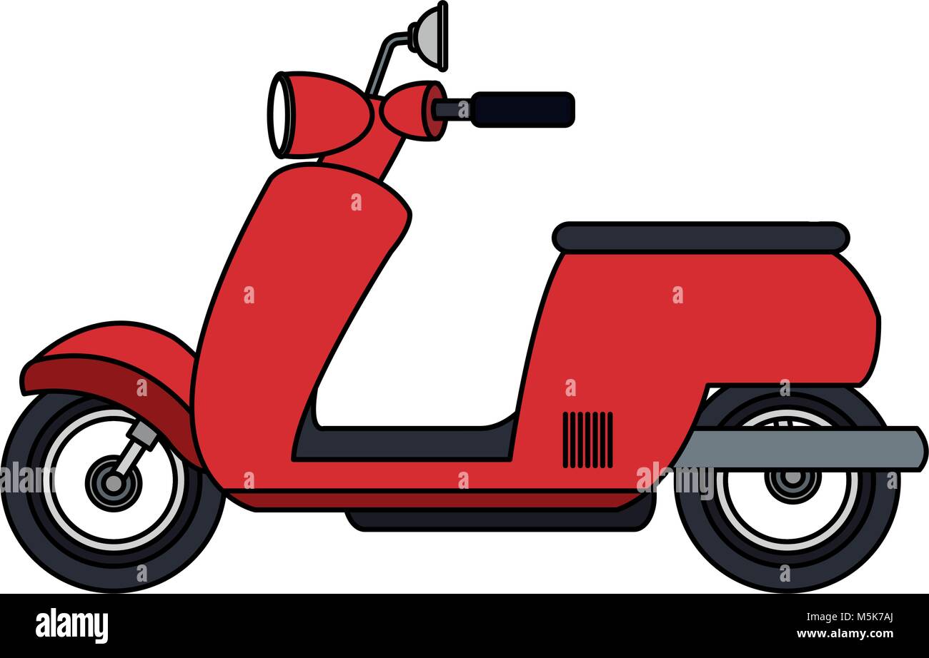 Vintage scooter motorcycle Stock Vector Image & Art Alamy