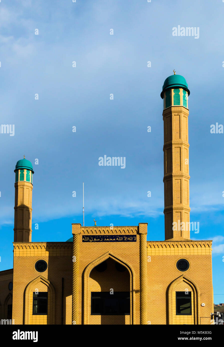 The Madina Mosque or Madina Masjid is the first purpose-built mosque in Sheffield. Stock Photo