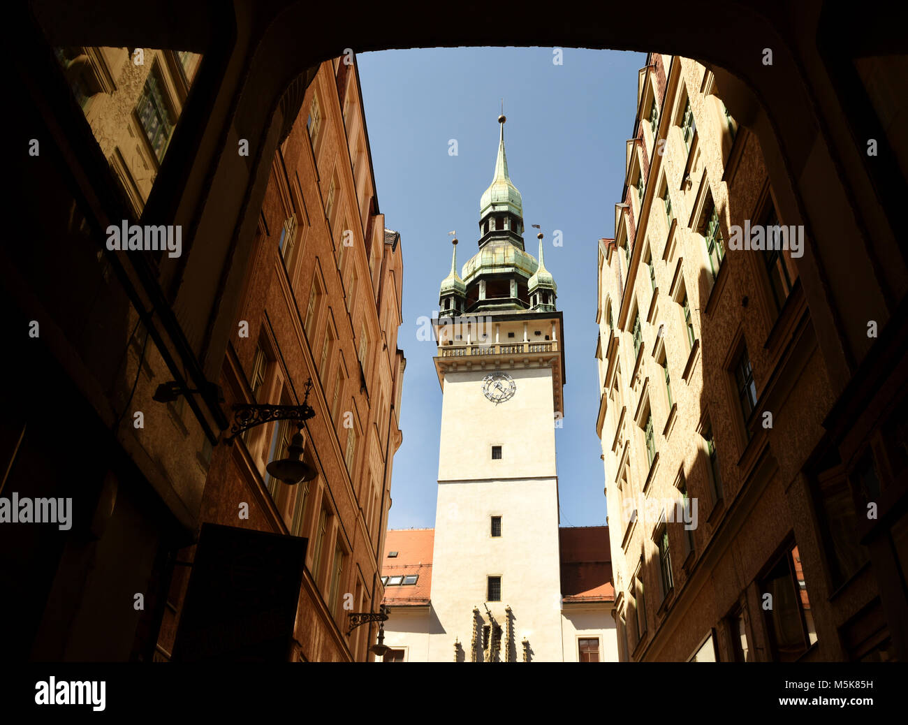 Old City Hall in Brno, Czech Republic. Stock Photo