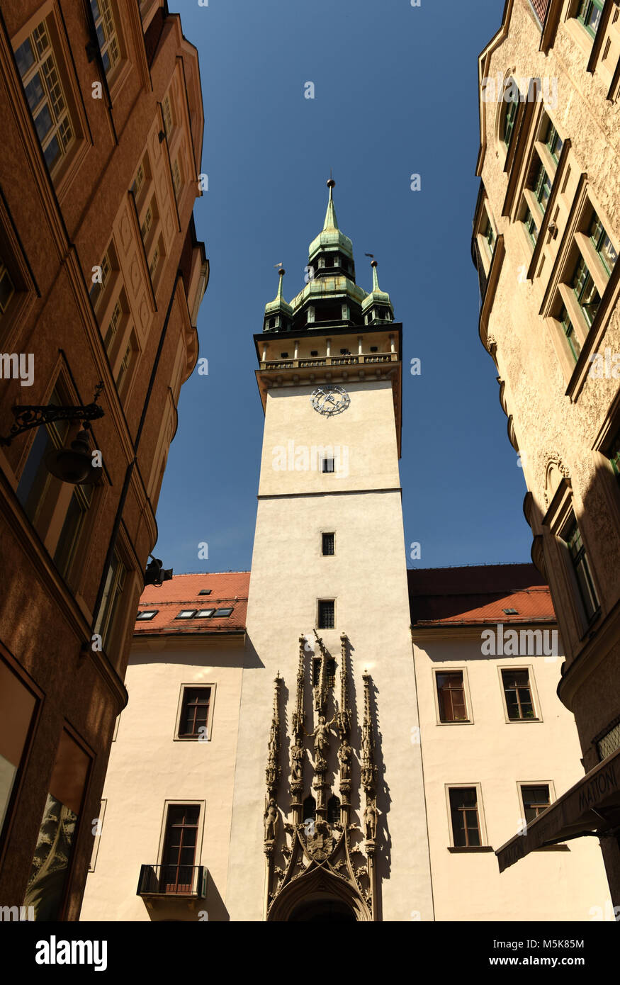 Old City Hall in Brno, Czech Republic. Stock Photo