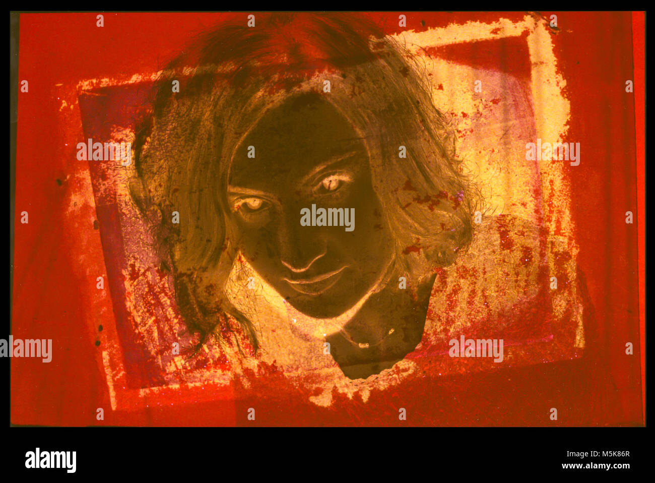 Human faces in negative film hires stock photography and images Alamy