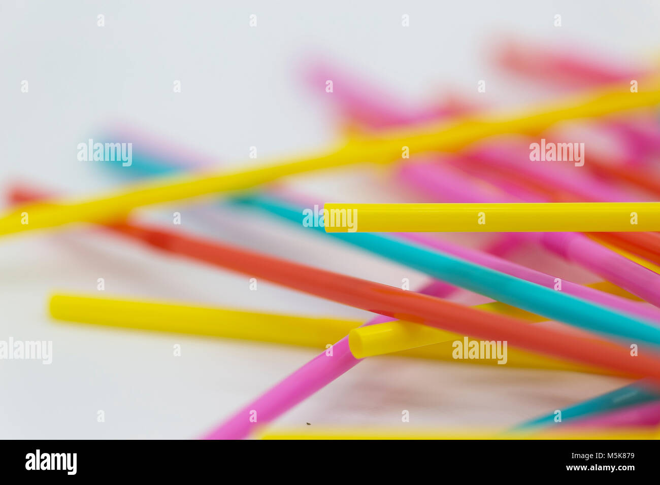 Plastic Straws, Ocean Polluting Stock Photo Alamy