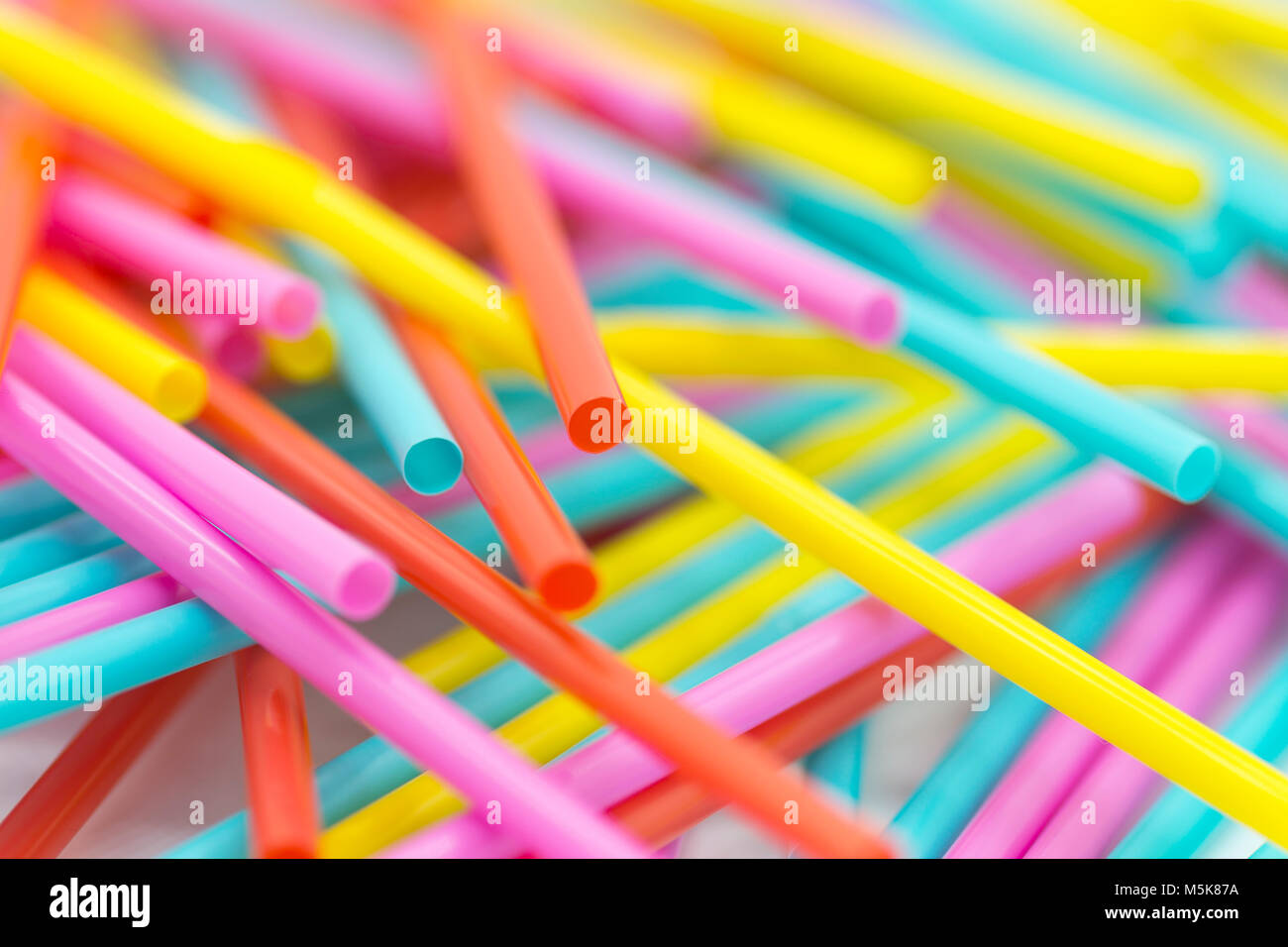 Plastic Straws, Ocean Polluting Stock Photo Alamy