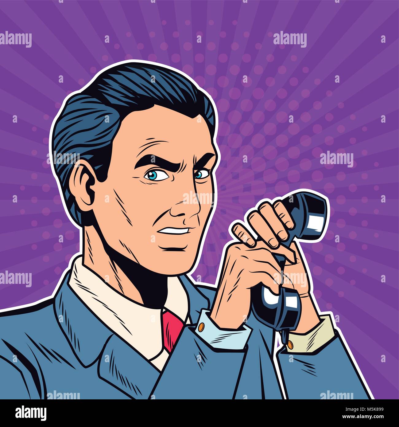 Businessman pop art cartoon Stock Vector Image & Art - Alamy