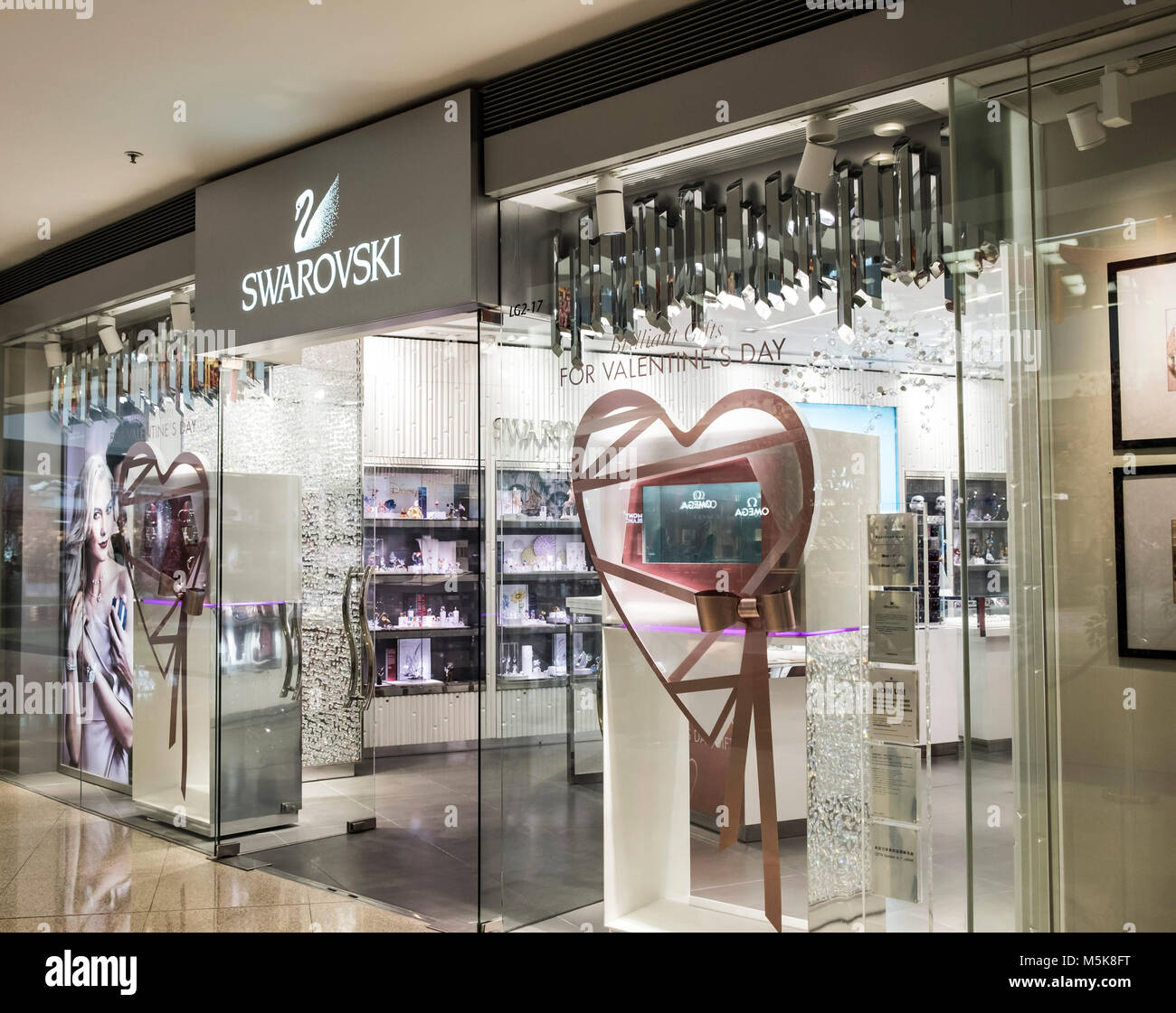 HONG KONG - April 4, 2019: Swarovski store in Hong Kong Stock Photo - Alamy