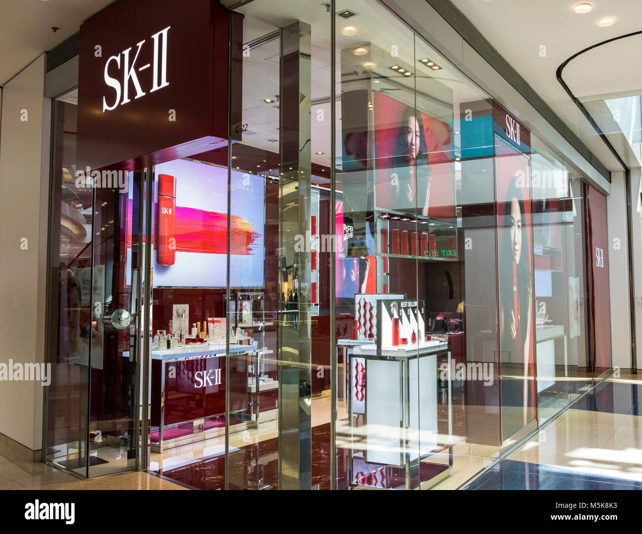 HONG KONG - April 4, 2019: SK-II store in Hong Kong. Stock Photo