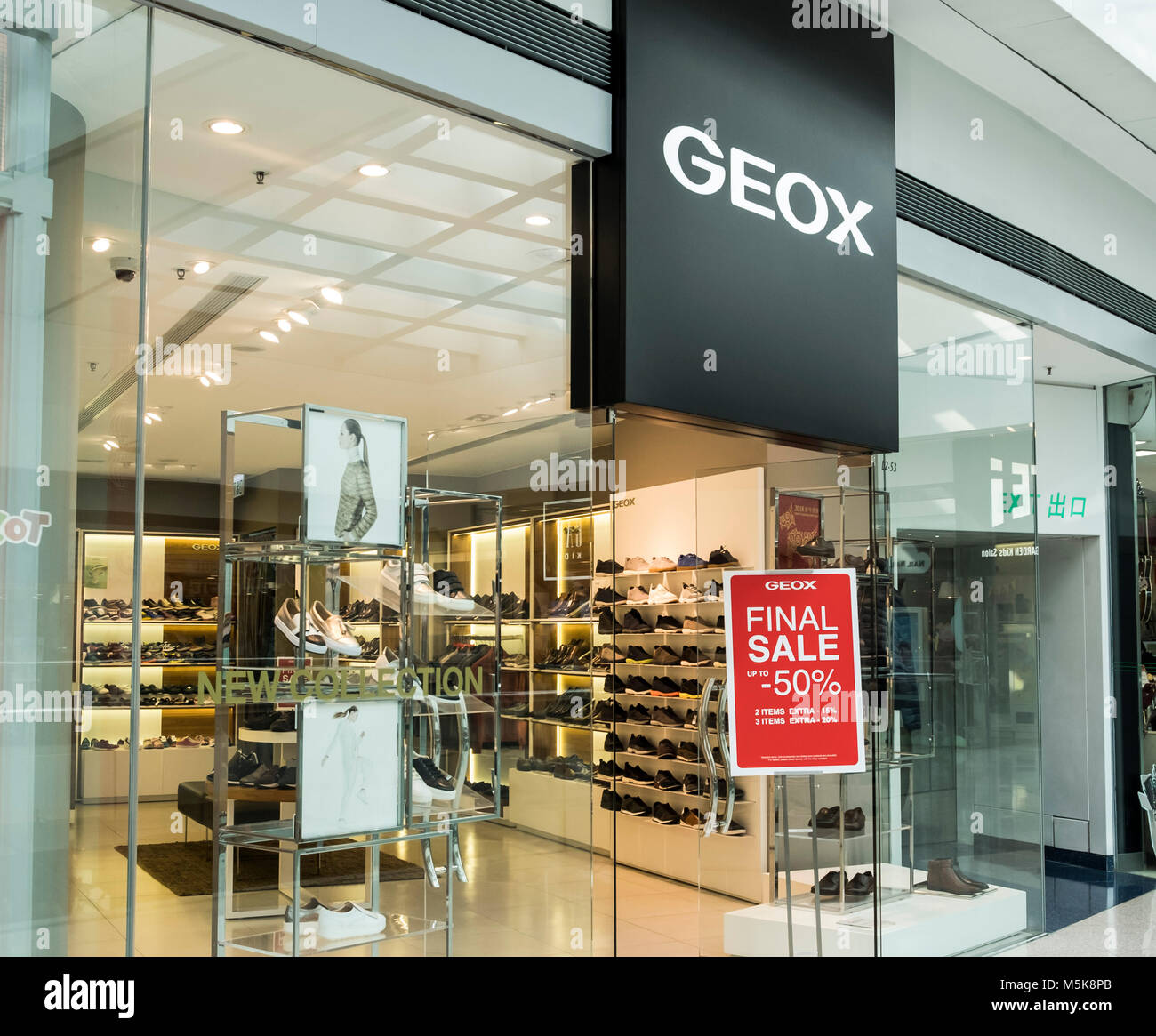 Geox Store High Resolution Stock 