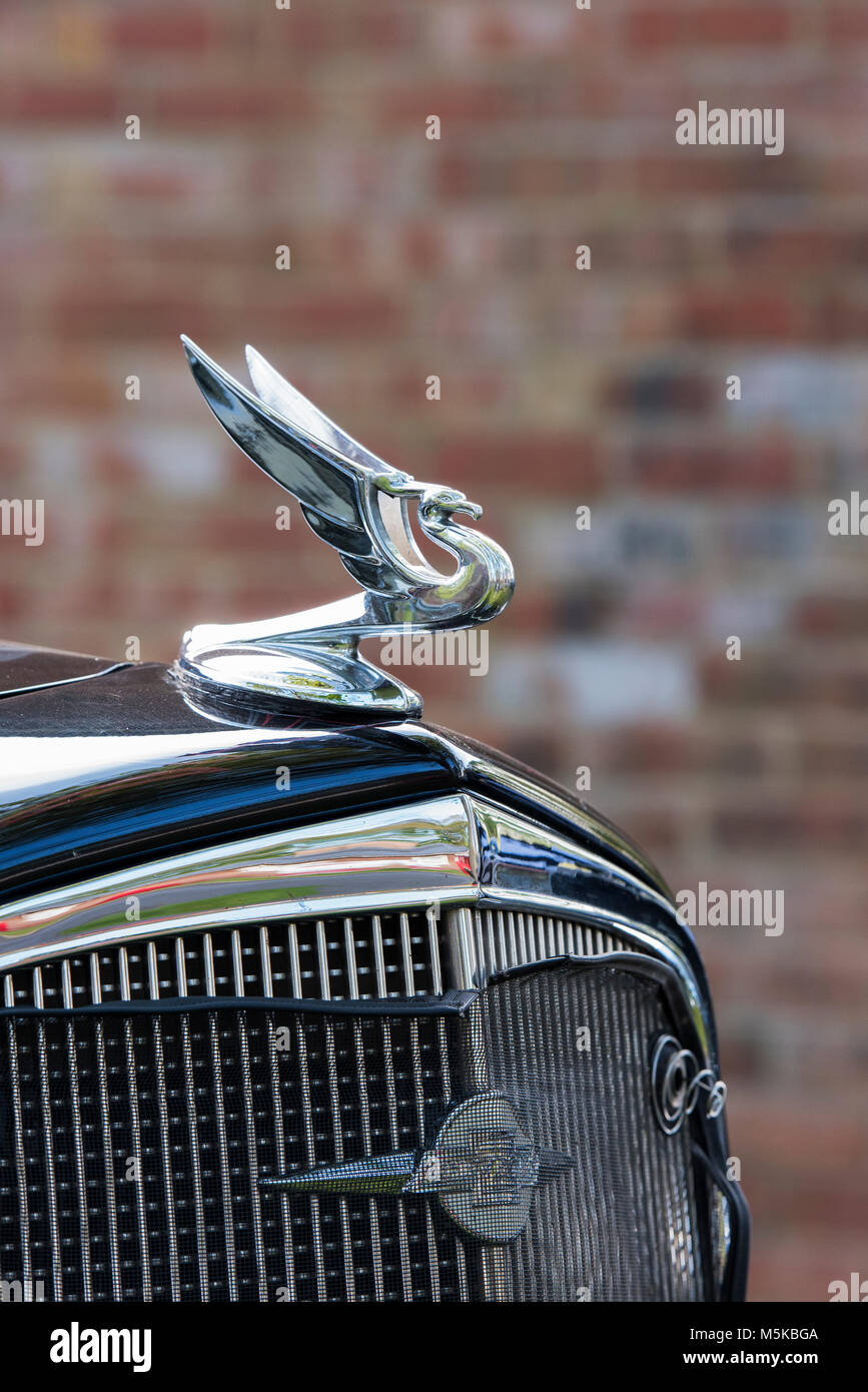 1934 Chevrolet Flying Eagle Hood Ornament. Classic vintage American car Stock Photo