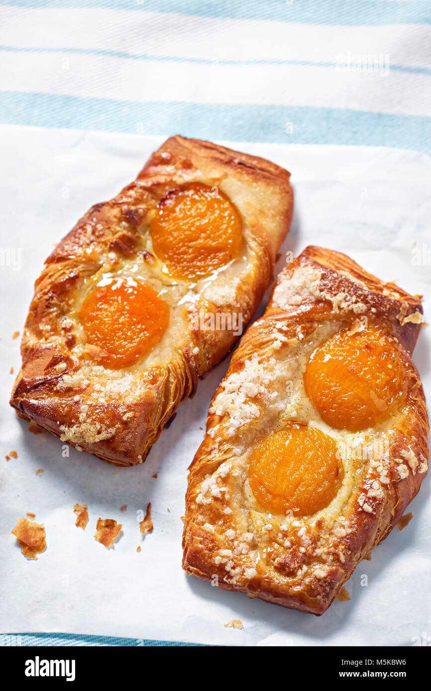 Apricot french pastry Stock Photo Alamy