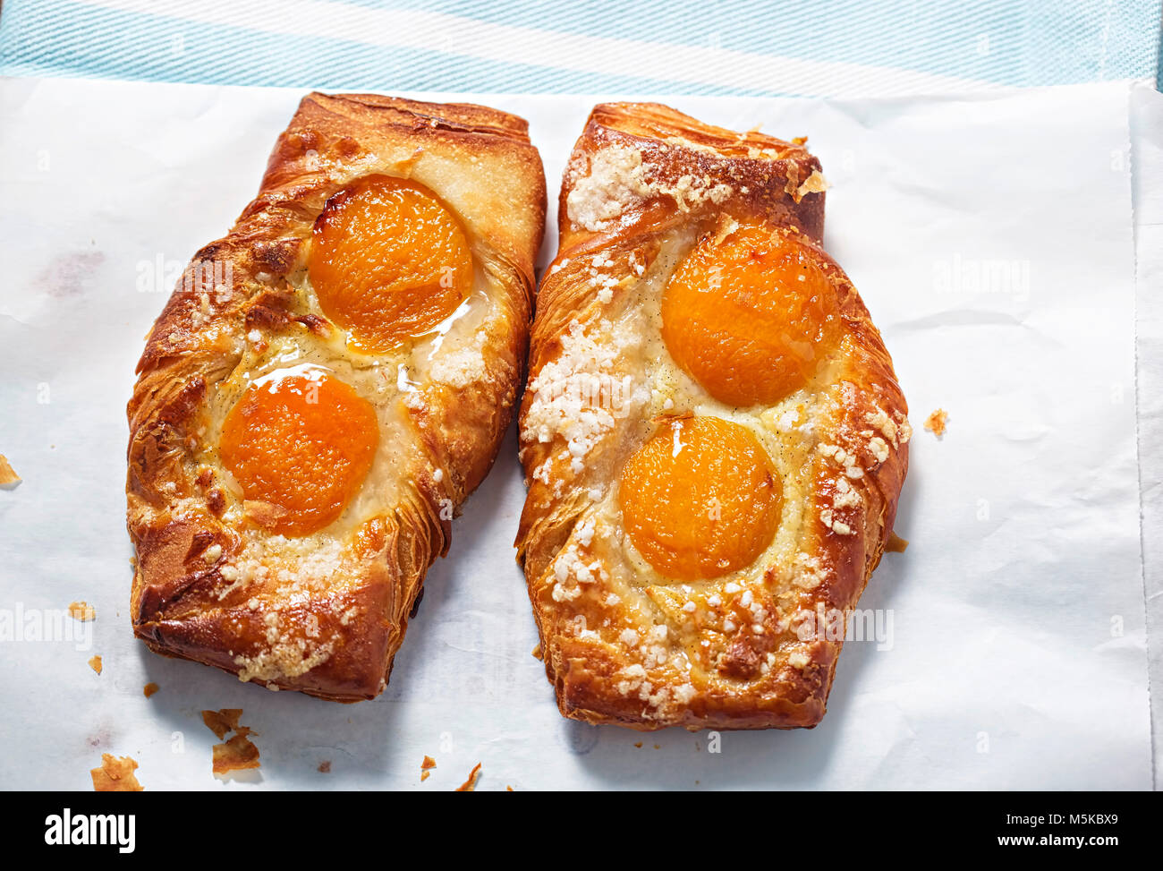 Apricot french pastry Stock Photo Alamy