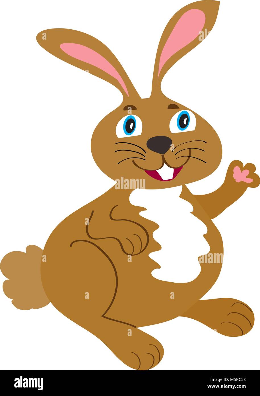 A smiling cartoon plump brown rabbitwith large ears and teeth Stock Vector Image & Art - Alamy A smiling cartoon plump brown rabbitwith large ears and teeth Stock Vector Image & Art - Alamy