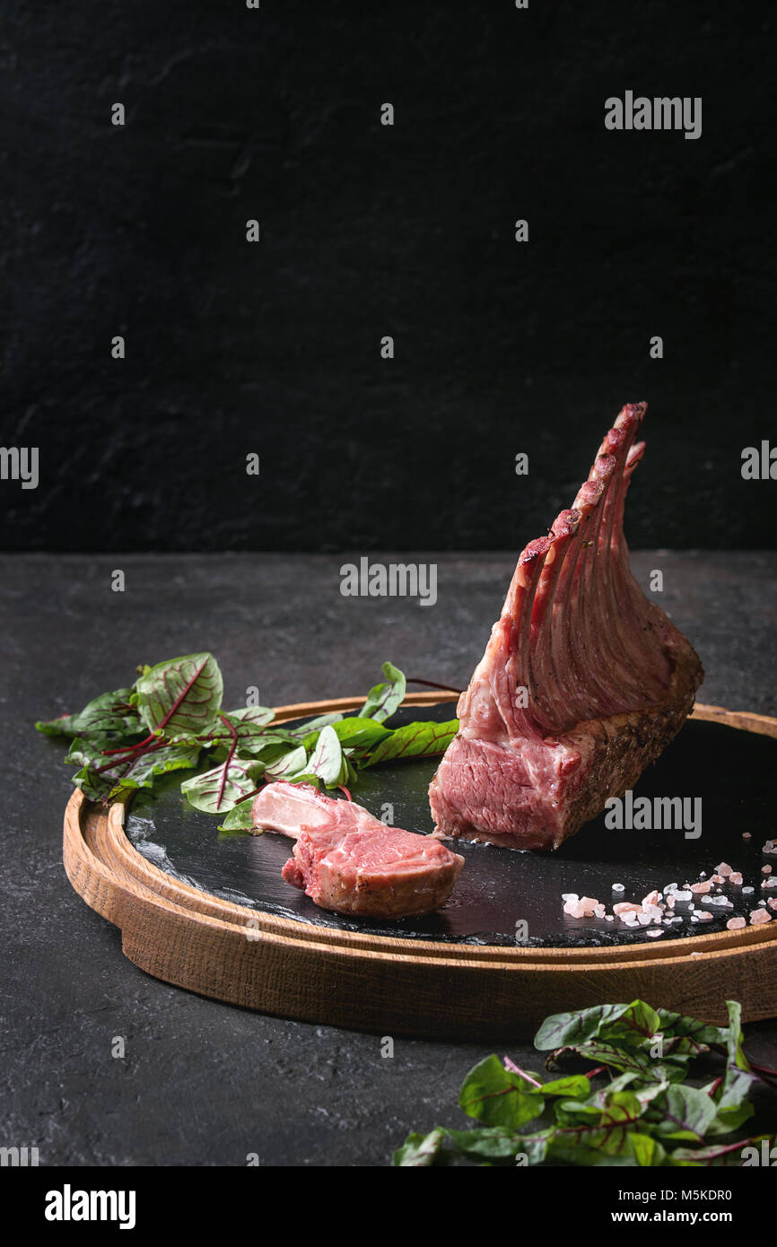 Rack of lamb Stock Photo - Alamy