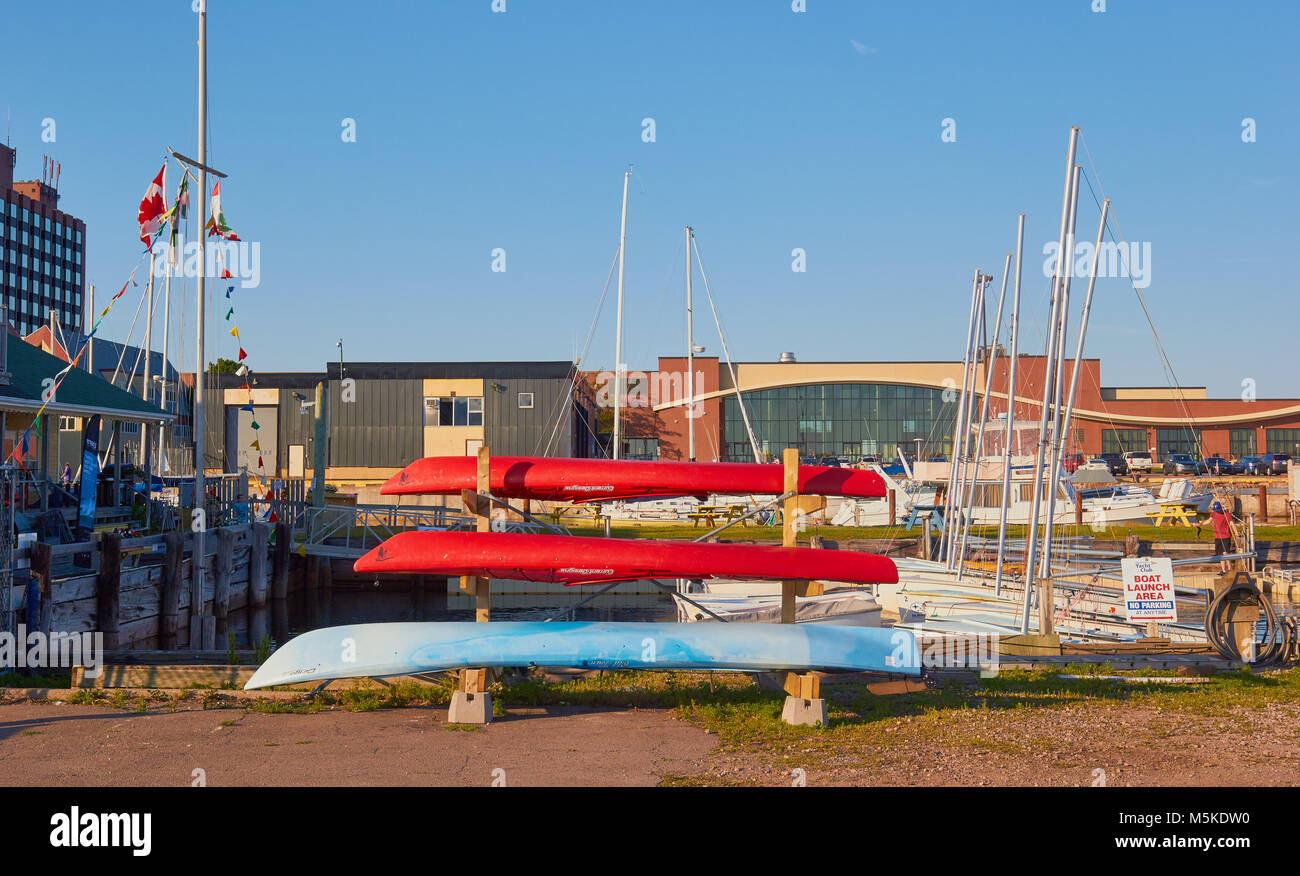 Charlottetown Yacht Club, Charlottetown, Prince Edward Island (PEI), Canada Stock Photo