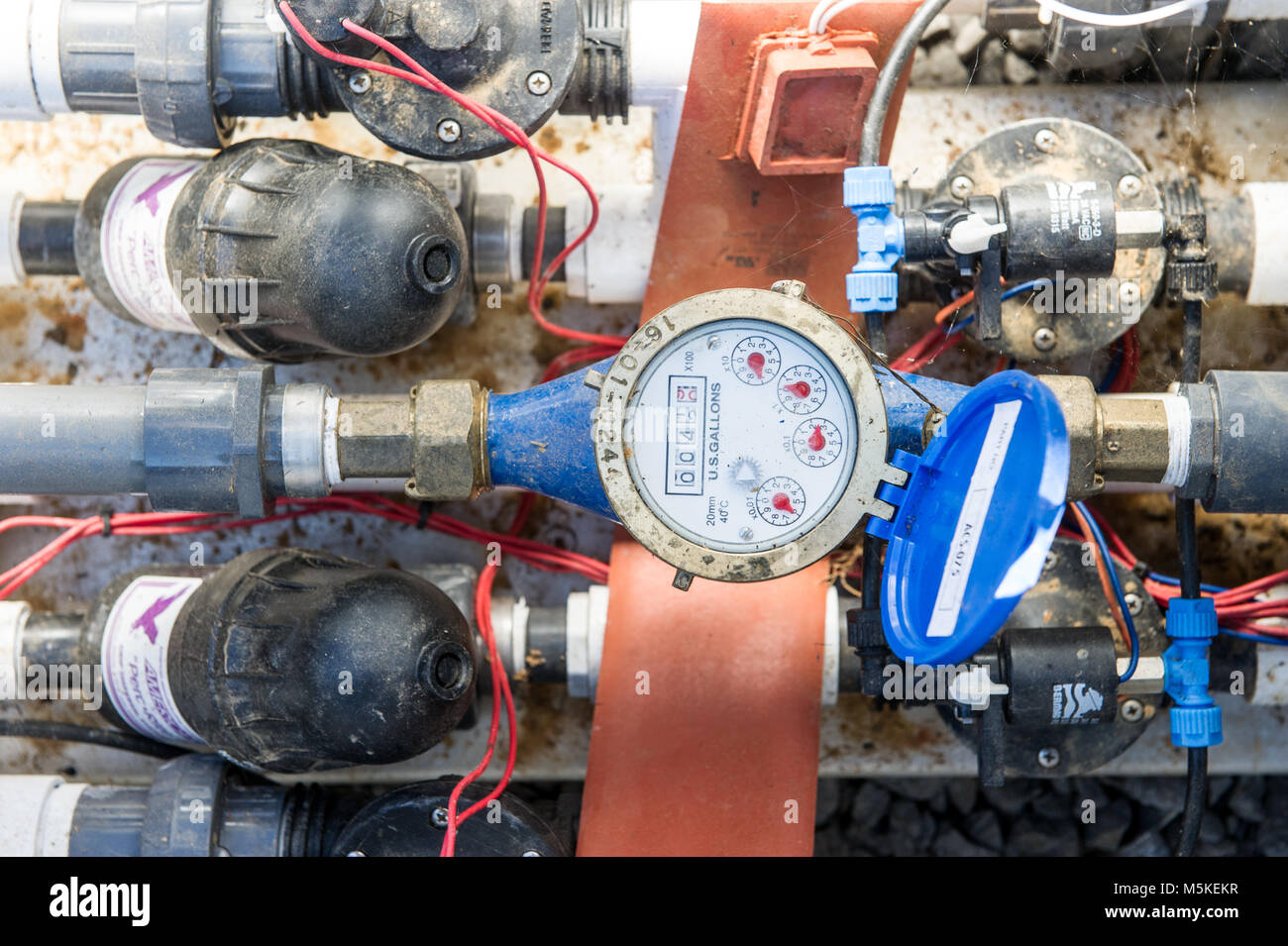 Nitrogen Reducing septic system , BAT, and tank Havre de Grace Stock