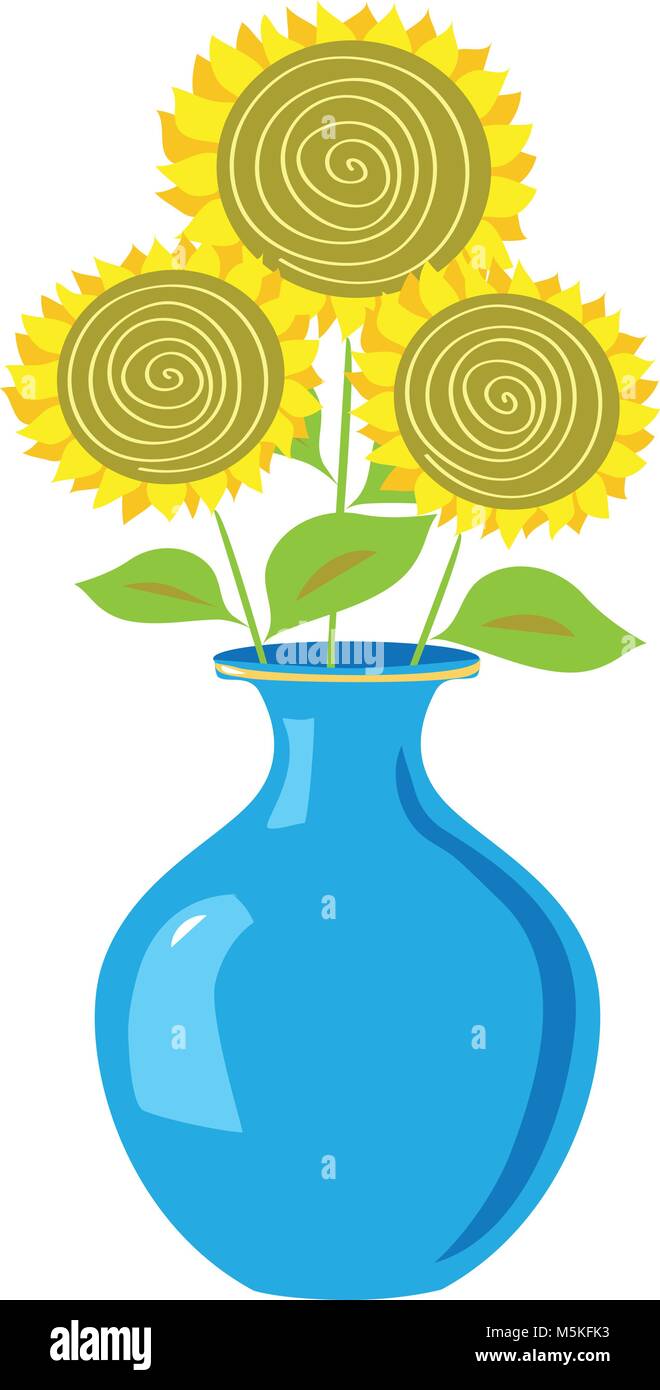 Cartoon Vase Flowers High Resolution Stock Photography And Images