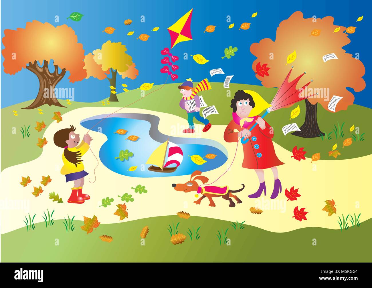 Flies kite Stock Vector Images Alamy