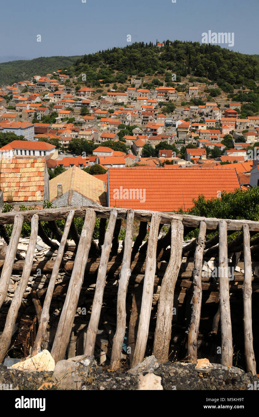 Small Croatian town Blato on island of Korcula, Croatia Stock Photo - Alamy