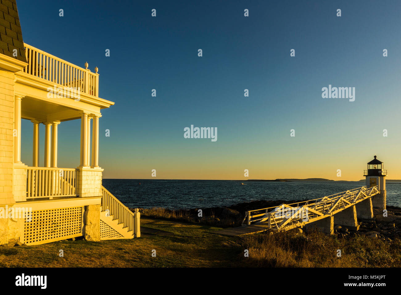Marshall Point Light Port Clyde, Maine, USA Stock Photo Alamy
