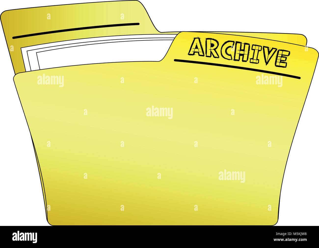 Icon Archive Folder - Vector Stock Vector Image & Art - Alamy