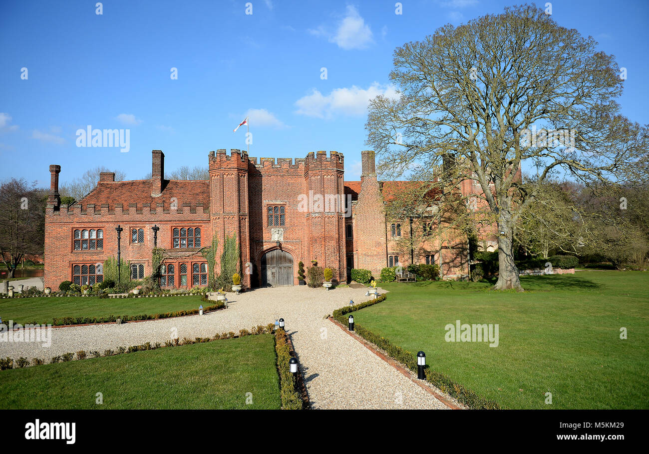 Stock photo of Leez Priory, a 16thcentury mansion, at Hartford End