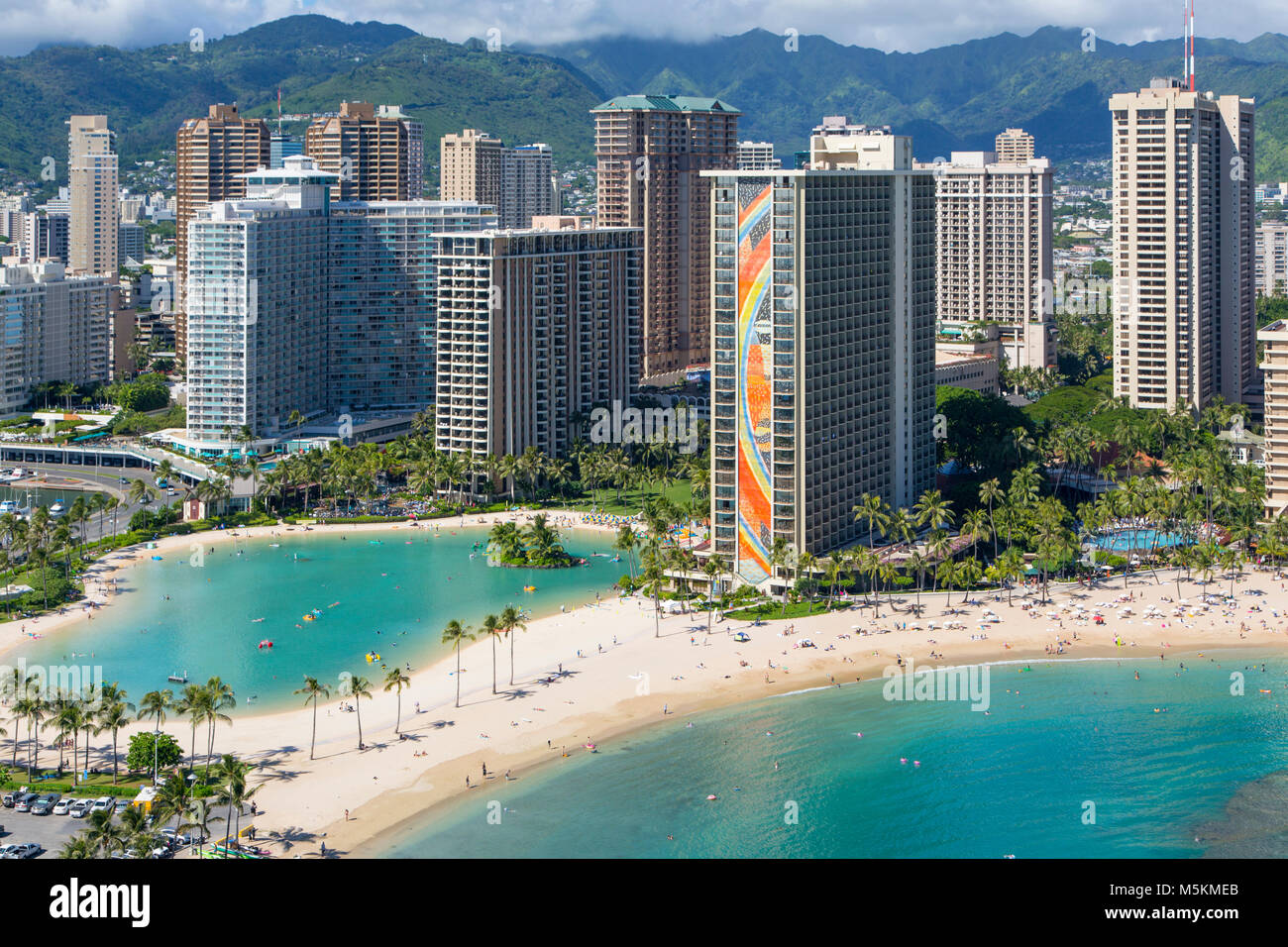 Honolulu, Hawaii - December 30, 2022: Aloha sign at the Hilton Hawaiian  Village Stock Photo - Alamy