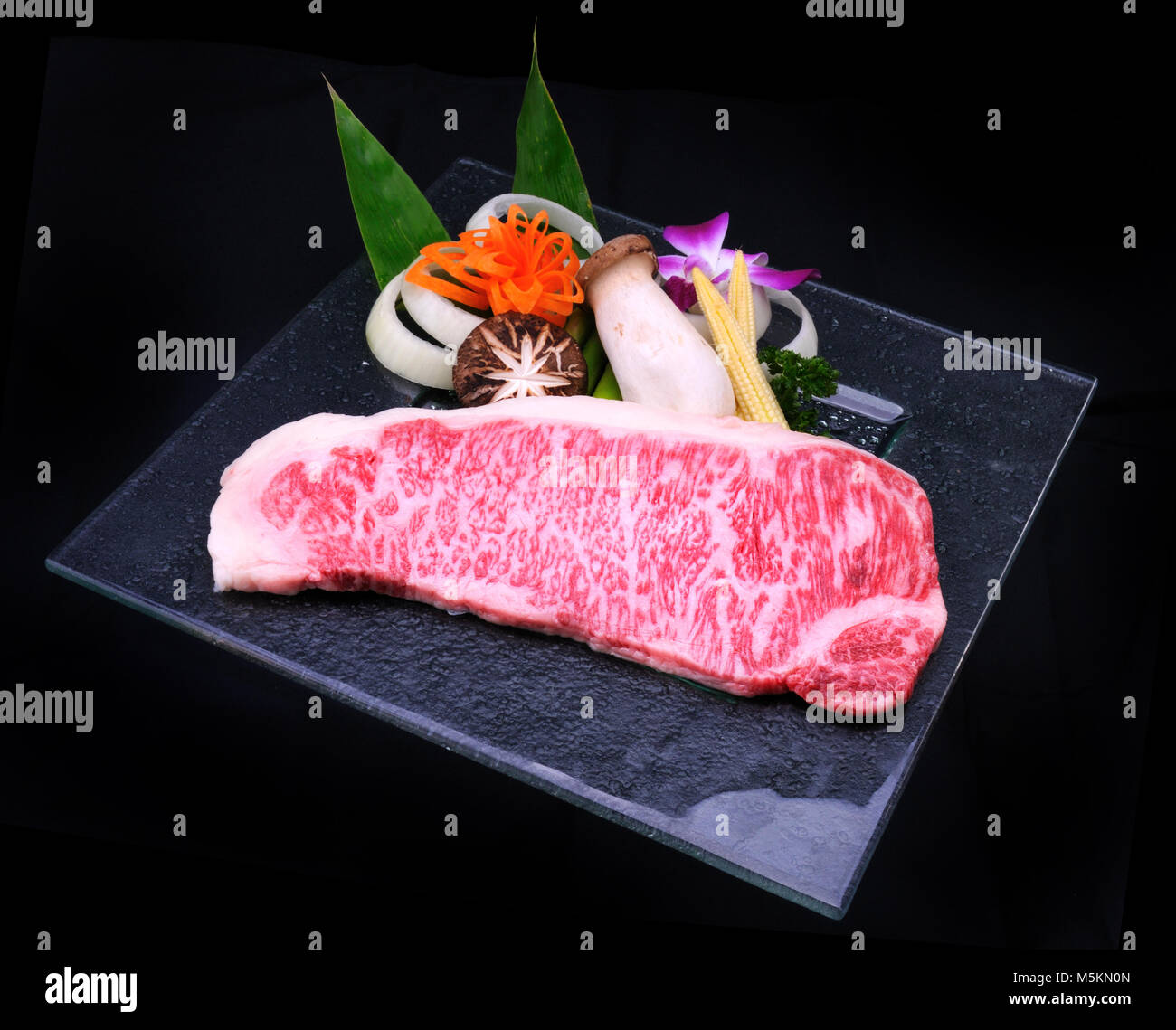 Teppanyaki from Japanese Beef Stock Photo Alamy