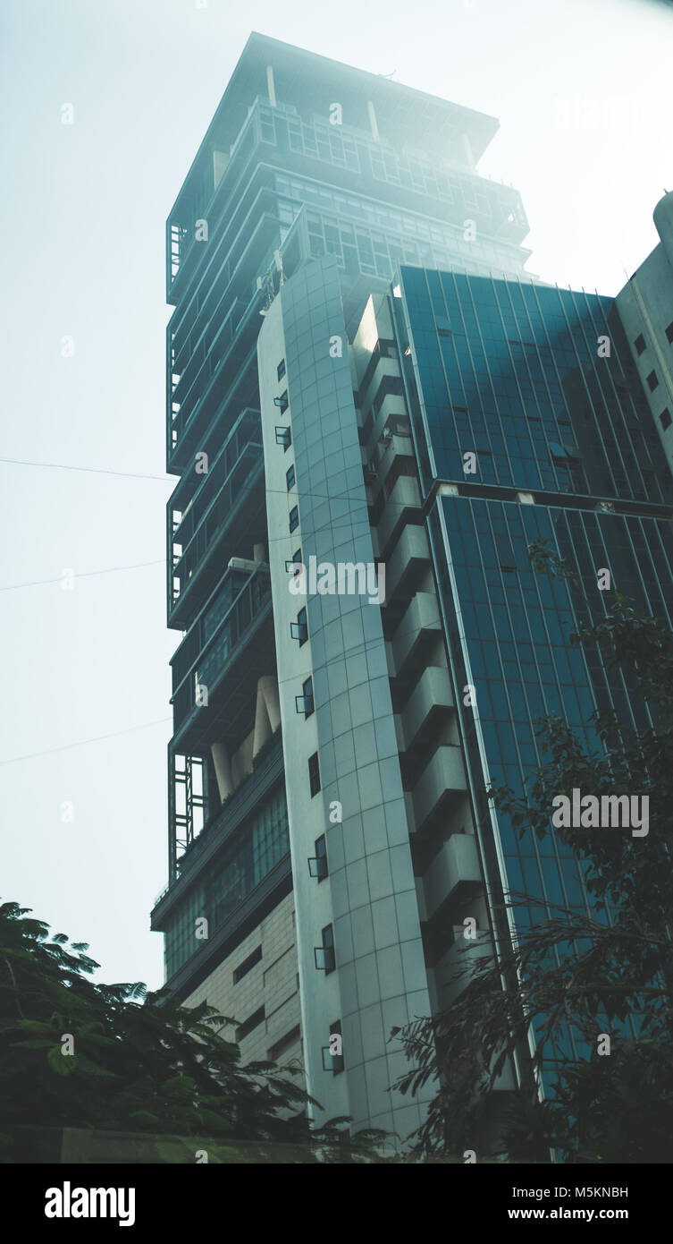 The world's most expensive house in Mumbai, India Stock Photo Alamy