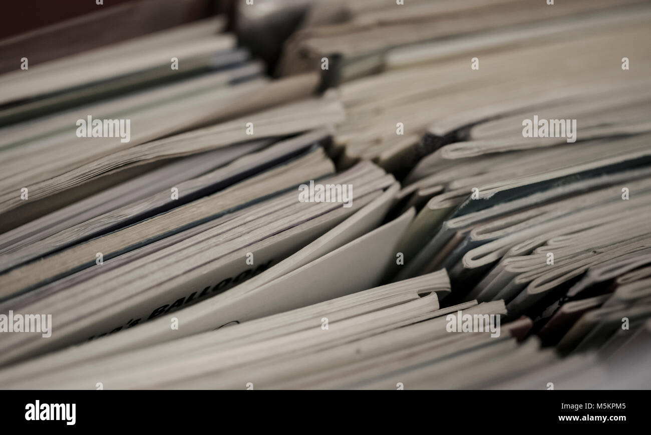 Group of older books n a book store Stock Photo - Alamy