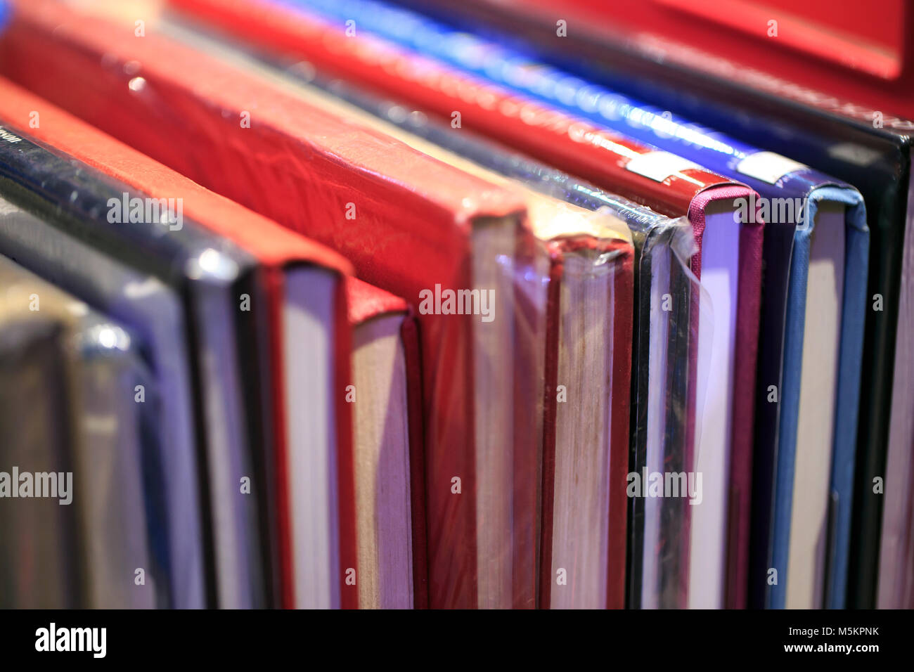 Group of older books n a book store Stock Photo - Alamy