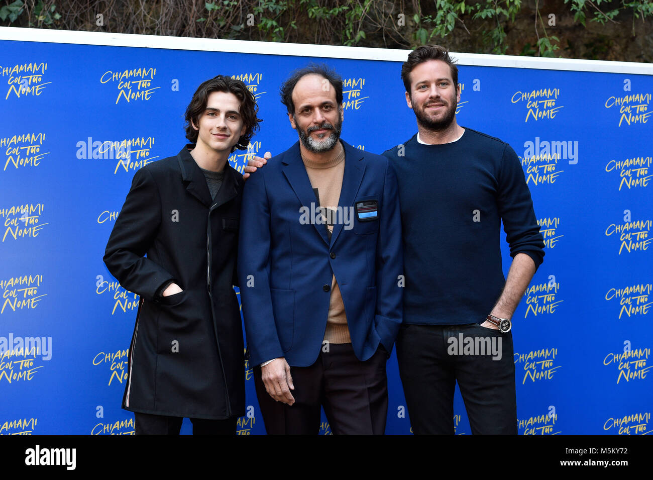 Photocall for 'Call Me by Your Name' at Hotel de Russie Featuring