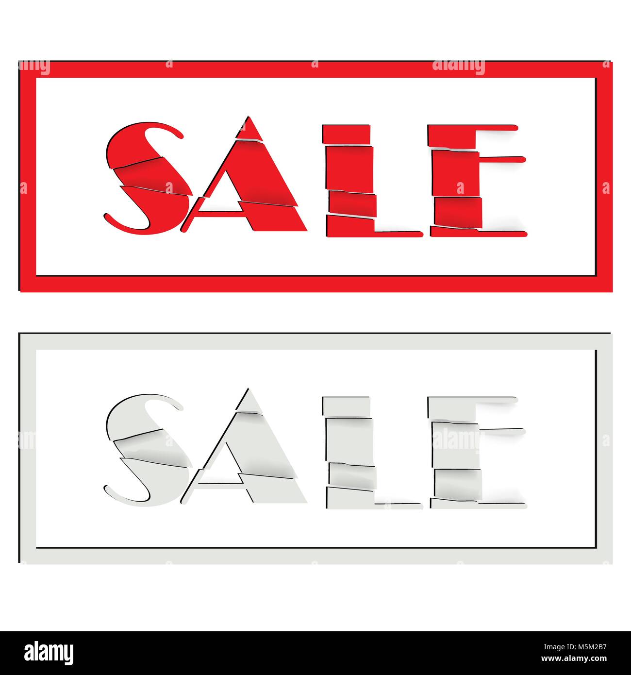 Banner for the store with the sale. Stock Vector