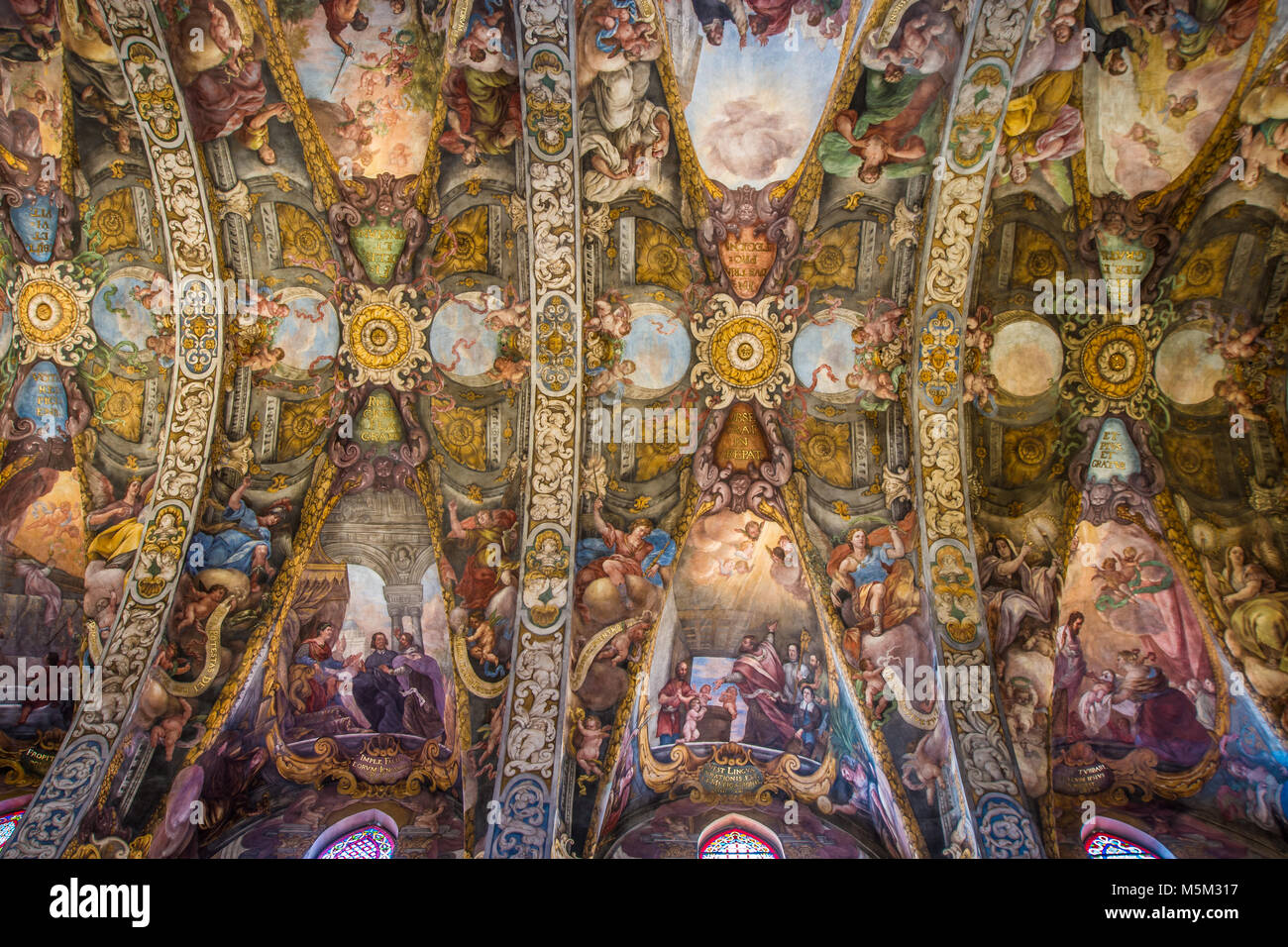 Sistine chapel of Valencia Stock Photo