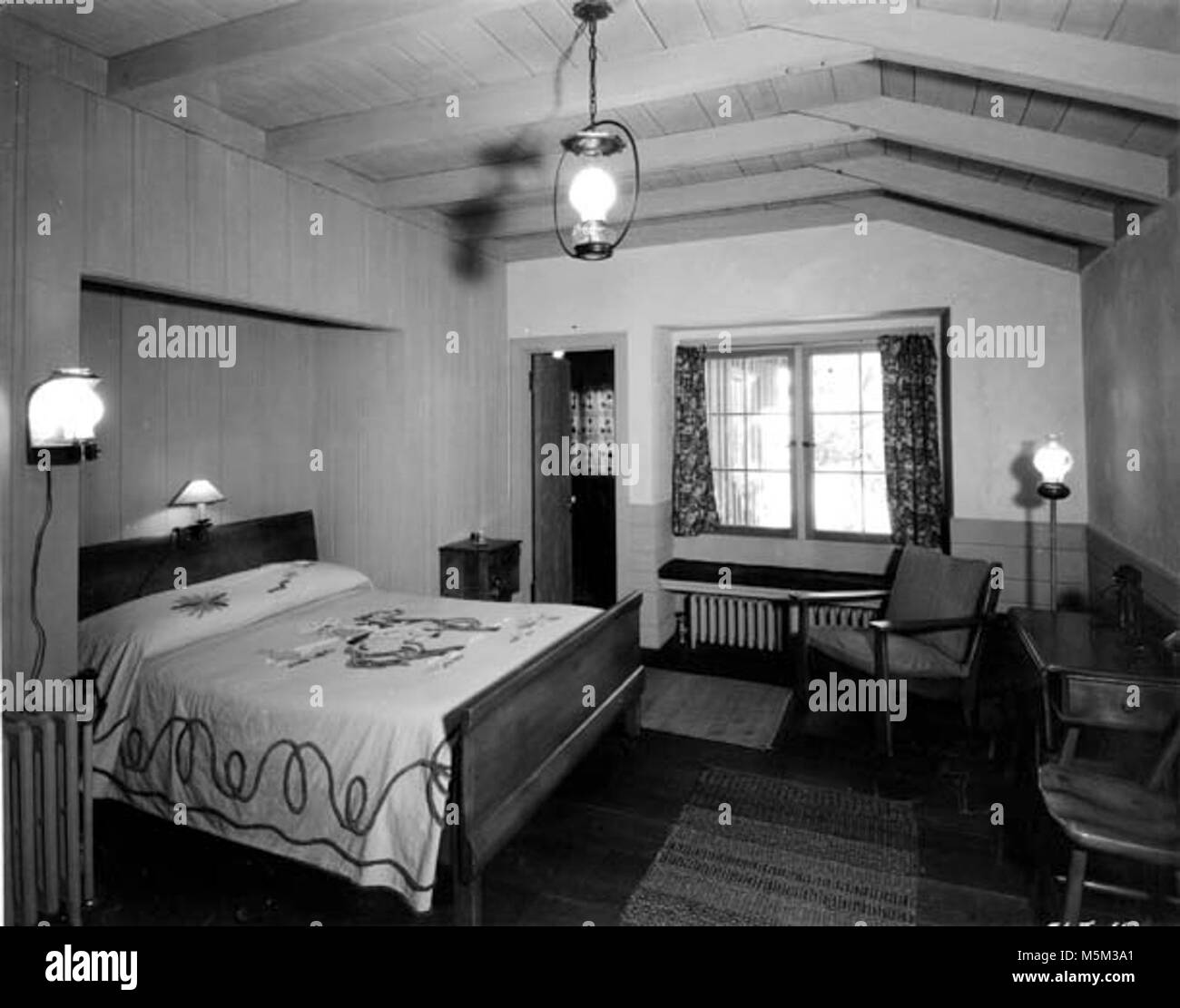 B Grand Canyon Historic Bright Angel Lodge Interior C A B