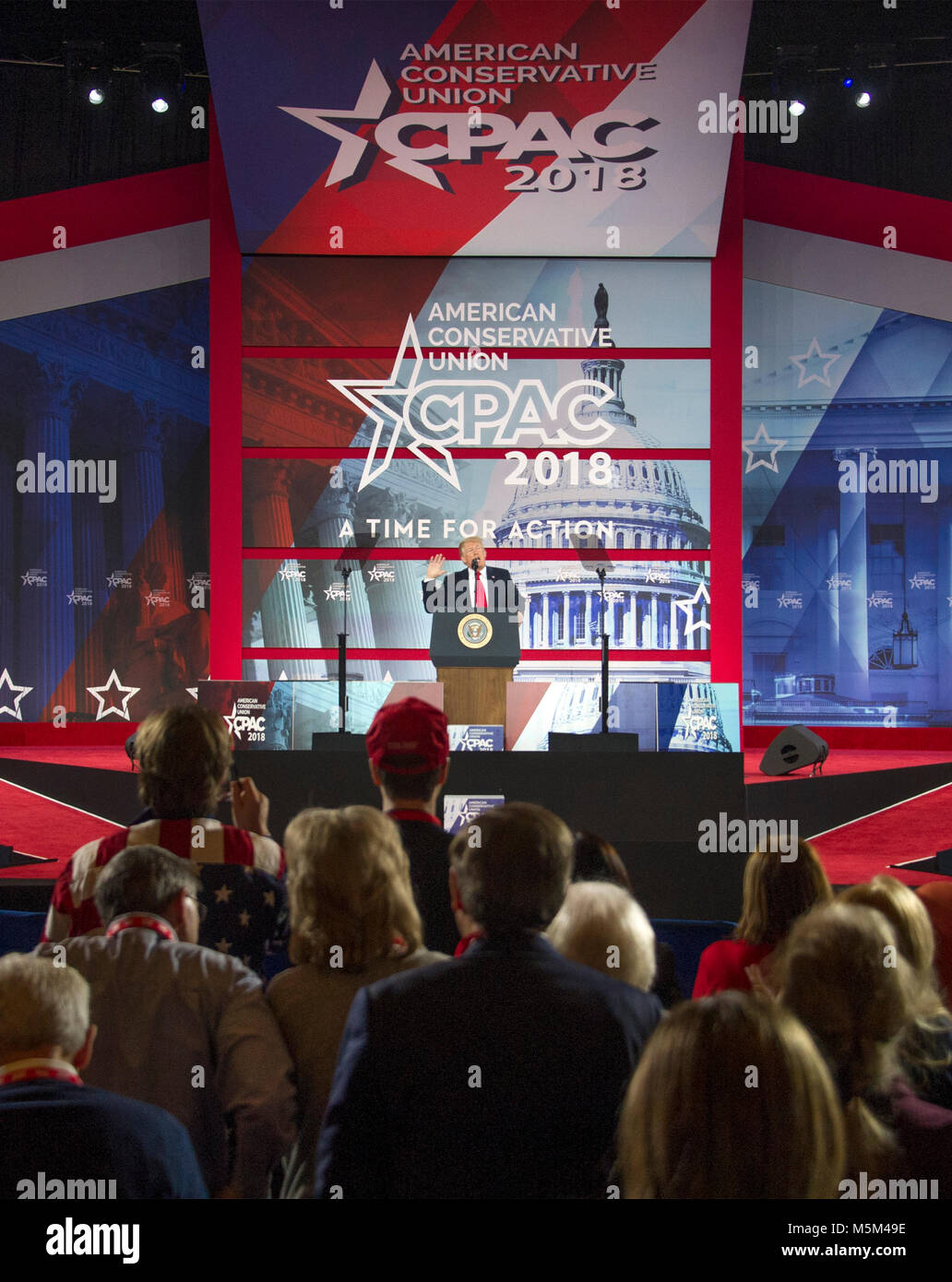 Cpac United States President Donald J. Trump speaks at the Conservative ...