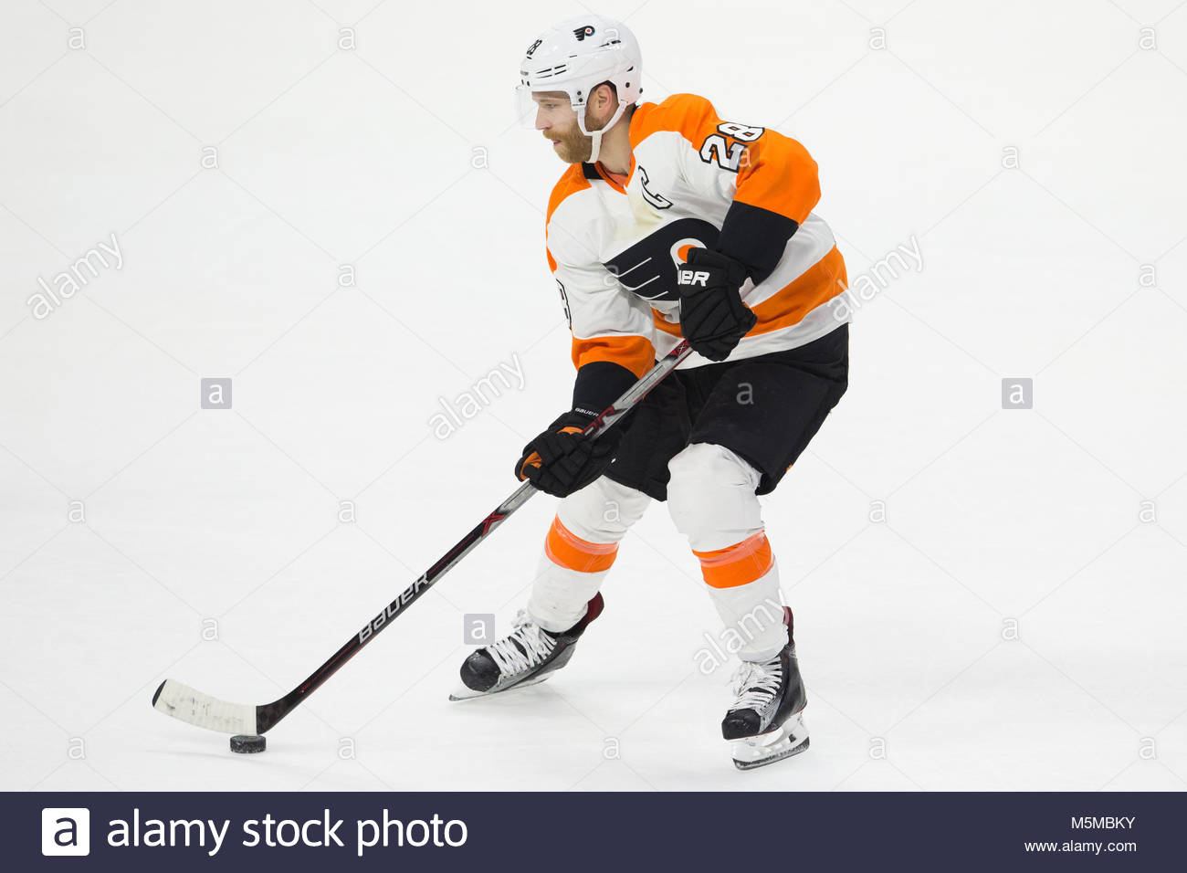 ottawa canada 24th feb 2018 philadelphia flyers claude giroux philadelphia flyers score
