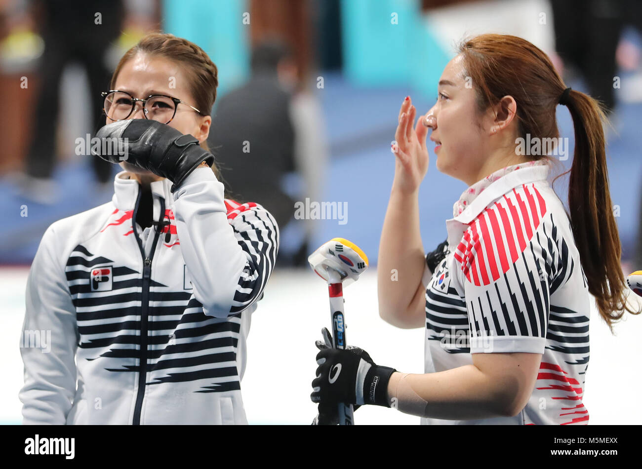 25th Feb, 2018. S. Korea wins silver in women's curling South Korean ...