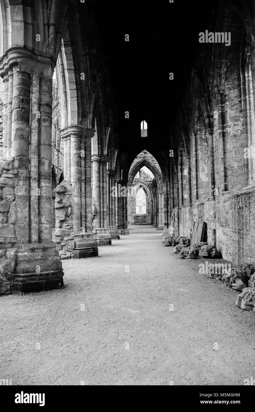 Tintern Abbey in Wales Stock Photo