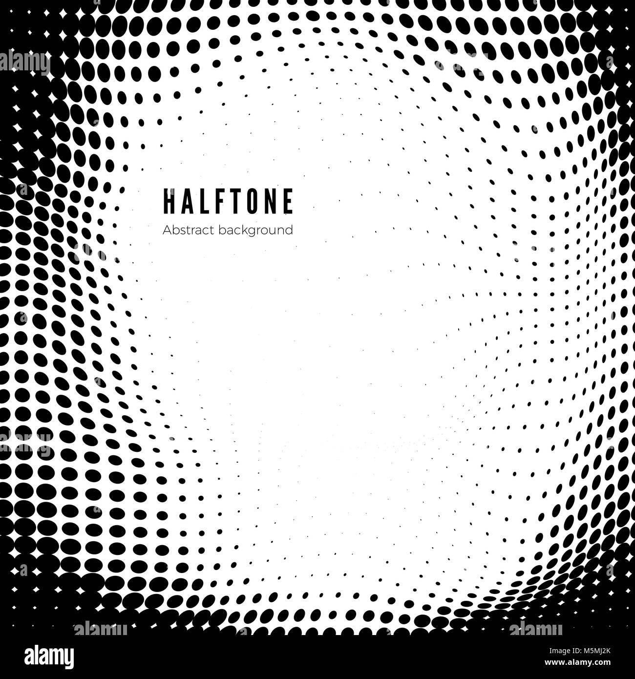 set of halftone background. Collection of six halftone cover. vector illustration Stock Vector